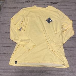 Salty Crew Yellow Long Sleeve T-Shirt